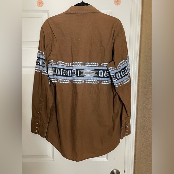 Panhandle Slim Rodeo Aztec Western Shirt Sz. L,​​​​​​​​​​​​​​​​​​​​​​​​ - Picture 6 of 9